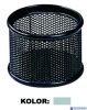 Pojemnik na spinacze srebrny metalowy siatka GRAND GR-010S 120-1120
